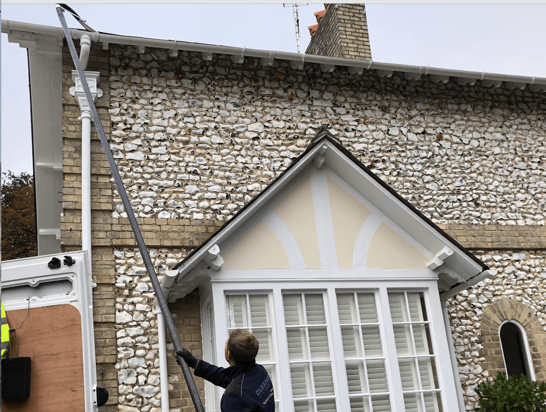 Professional gutter cleaning tools and equipment used by The Roof Moss Cleaners in Witney